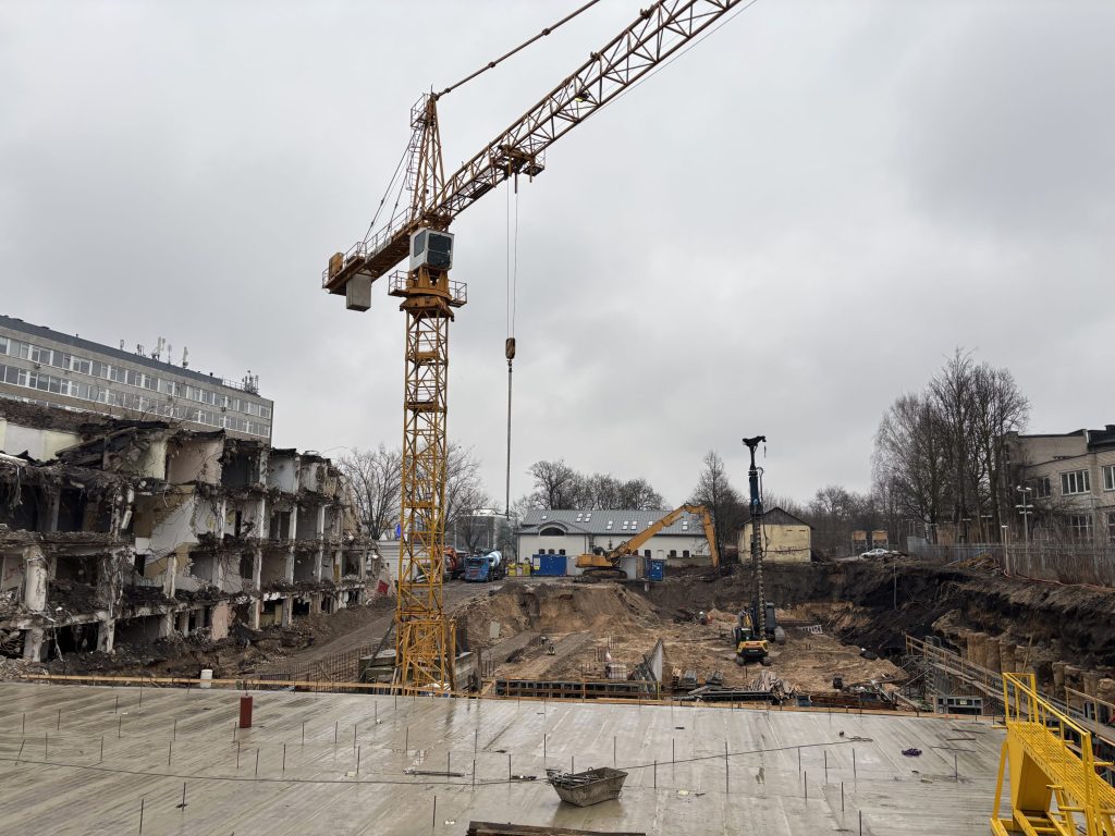 Naujamiesčio trio (Panerių g. 34) - Daudzdzīvokļu nams - būvdarbu attēli