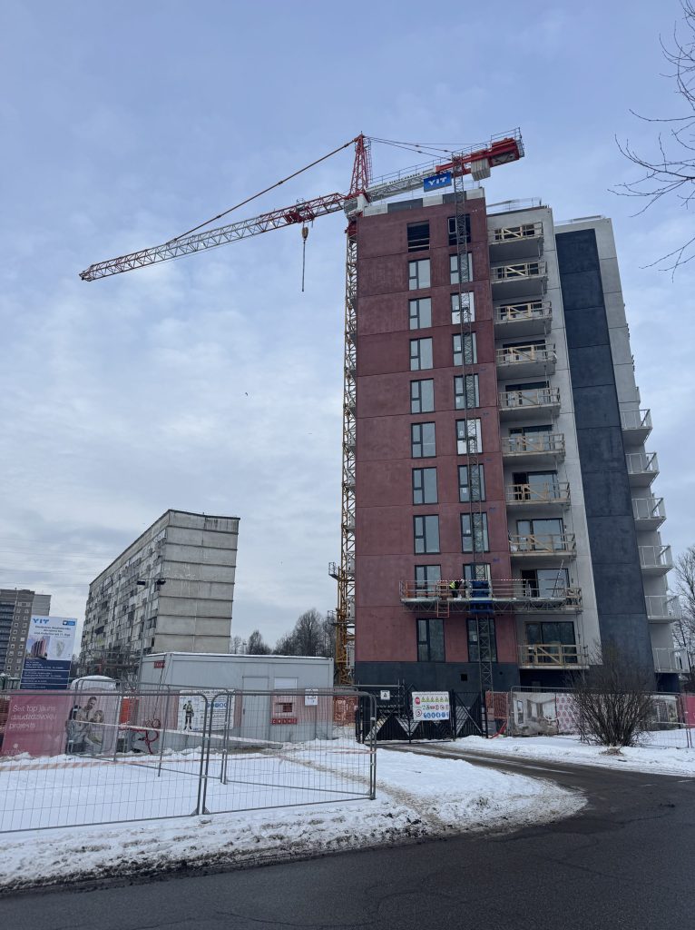 Rubīns I (Jāņa Endzelīna iela 11) - Daugiabutis - statybų nuotraukos