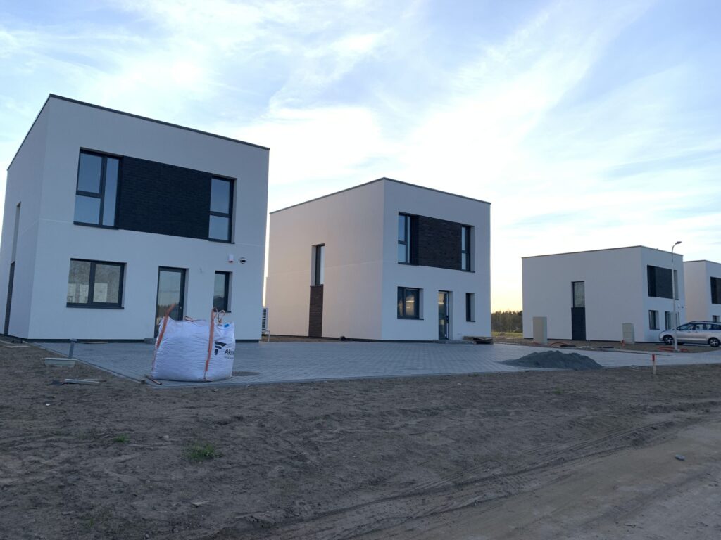 Valerijono Protasevičiaus g. 4, 6, 8, 10, 12 (Valerijono Protasevičiaus g. 4, 6, 8, 10, 12) - Row housing - construction photos