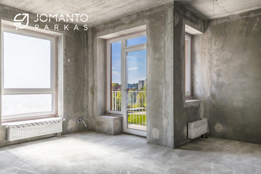 Jomanto parkas 1-2 etapai (Baltupio g. 61A) - Multi apartment - construction photos