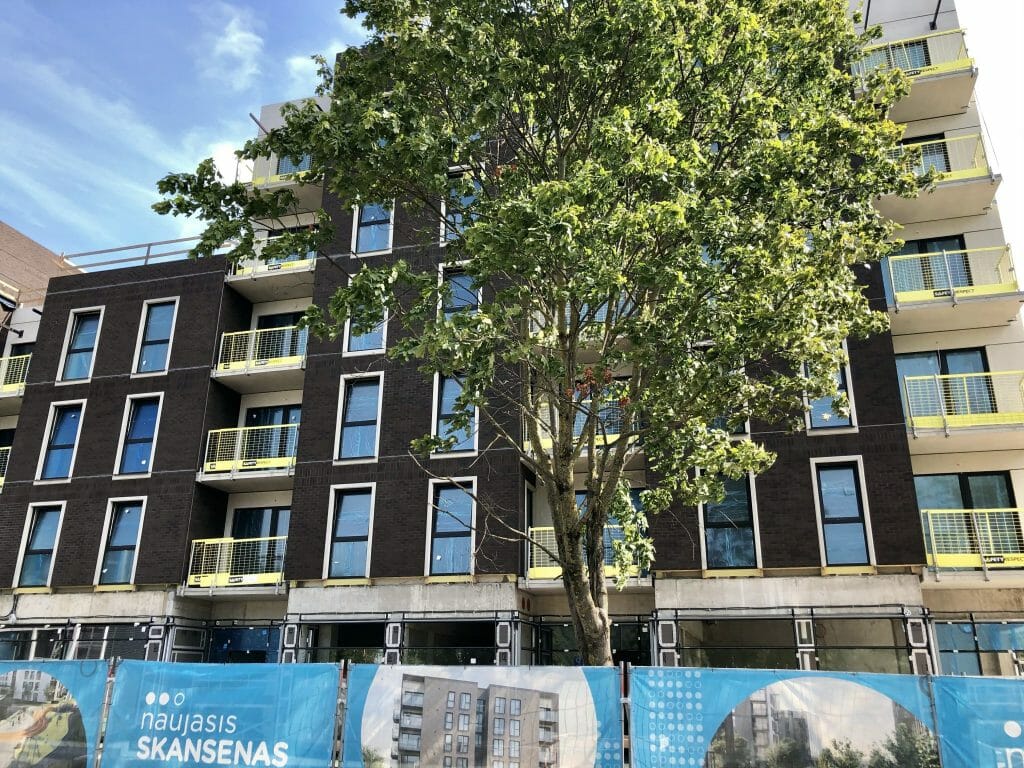 Naujasis Skansenas 1 etapas (Linkmenų g. 15) - Multi apartment - construction photos