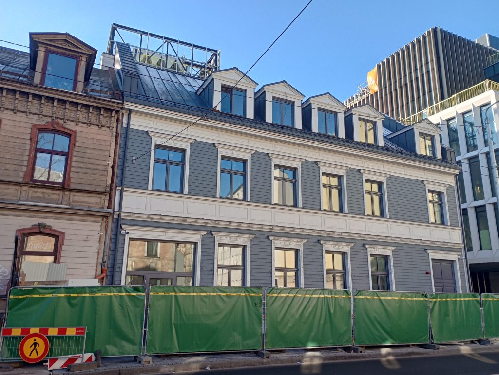 Satekles Business Center (Ernesta Birznieka Upīša iela 2, 4, Dzirnavu iela 106) - Office center - construction photos