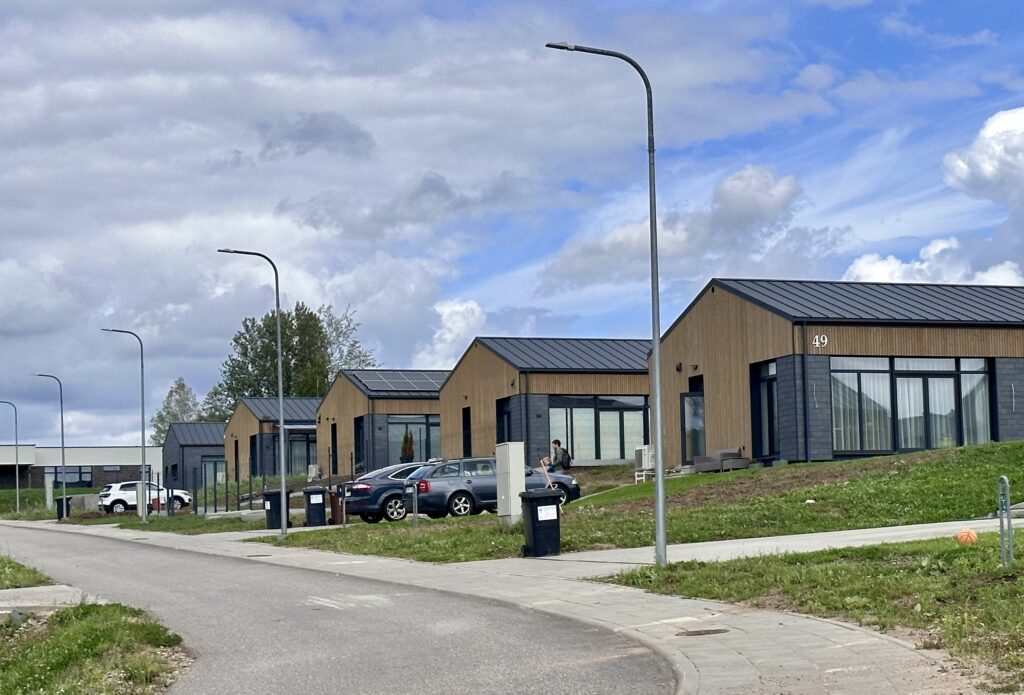 Lapino namai (Dusmenų g. 69) - Land plots - construction photos