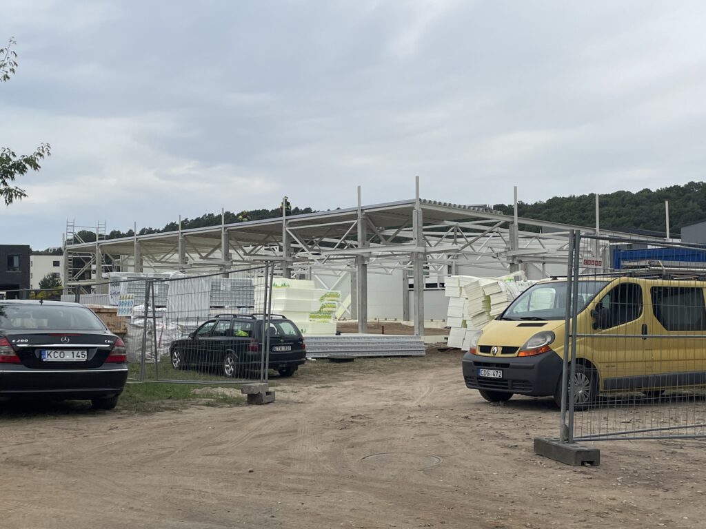 ŠILAS Rimties skg. (Rimties skg. 2) - Food store - construction photos