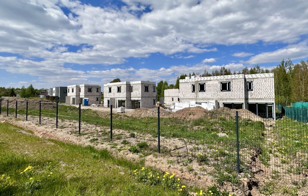Pupojų parkas 2 etapas (namai 4 - 9) (Skaisterių g. 9, 11, 13, 15, 17, 19) - Row housing - construction photos
