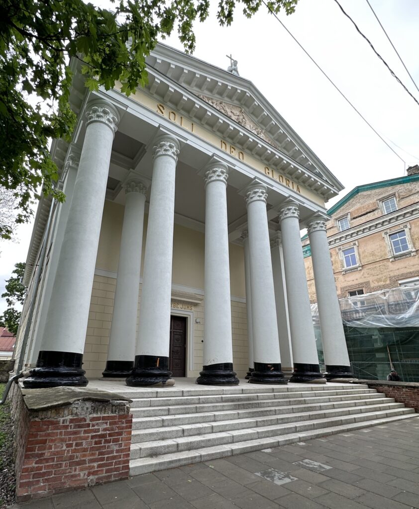 Evangelikų Reformatų bažnyčios komplekso rekonstrukcija (Pylimo g. 18) - Cultural center - construction photos
