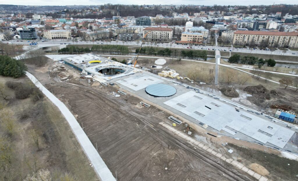 Mokslo sala (Karaliaus Mindaugo pr. 50) - Museum - construction photos