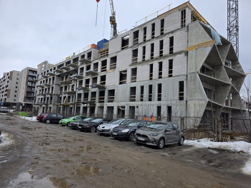 Just-in 1 etapas (A, B, C) (Justiniškių g. 126) - Daugiabutis - statybų nuotraukos