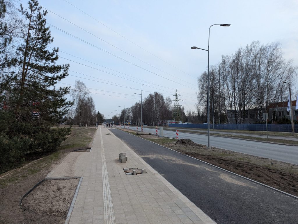 Velosipēdu ceļš Rīga - Ķekava (Mūkusalas iela, Ziepniekkalna iela) - Jalgrattatee - ehituse fotod