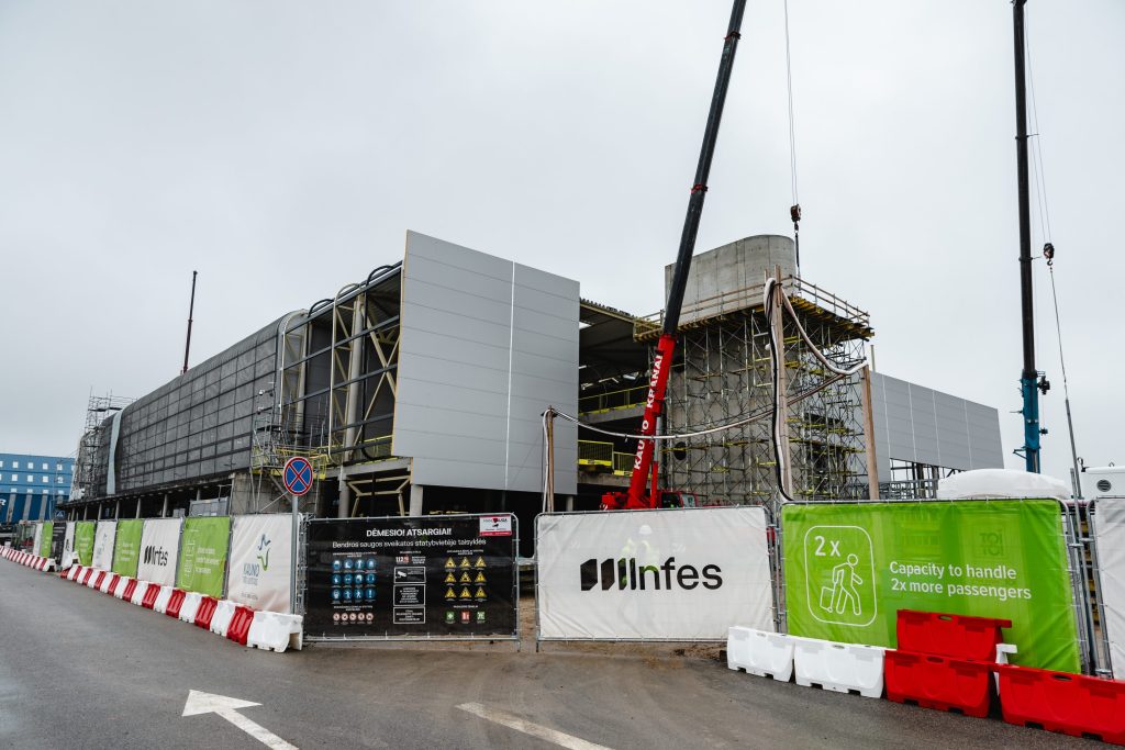 Kauno oro uosto plėtra (Oro uosto g. 4) - Lidosta - būvdarbu attēli