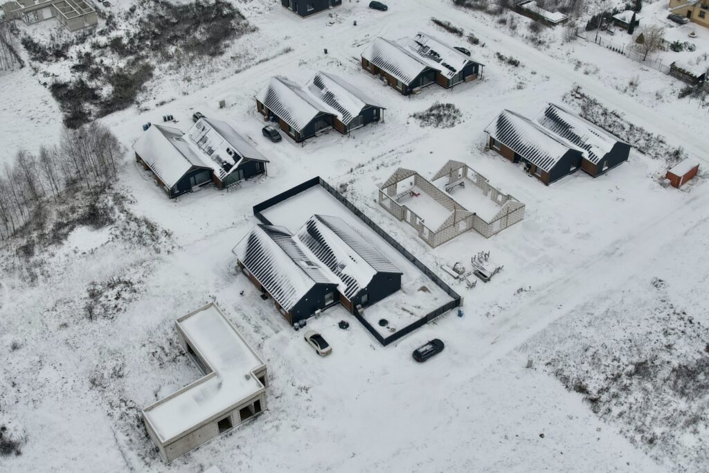 Fabriko g. namai (Fabriko g. 37, 37B, 37E, 37F, 37G,) - Row housing - construction photos
