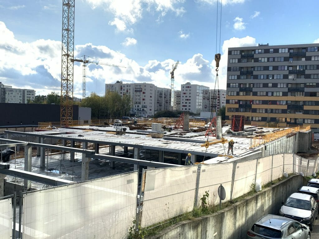 MERAKI B korpusas (Eitminų g. 3) - Office center - construction photos