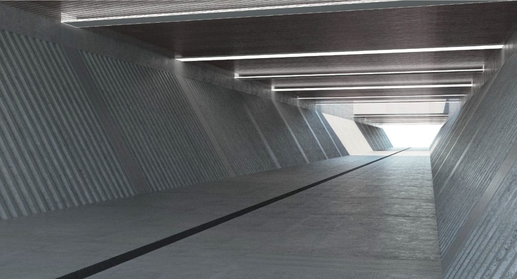 Ozo - Ukmergės - Gelvonų sankryža (Ozo g.) - Velosipēdu ceļš, Iela - vizualizācija