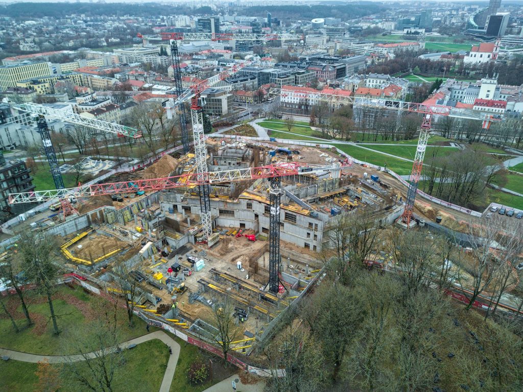 Nacionalinė koncertų salė "Tautos namai" (V. Mykolaičio-Putino g. 5) - Concert hall - construction photos