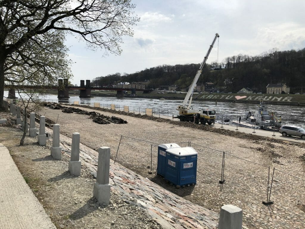 Santakos parkas (Prieplaukos krant.) - Park - construction photos