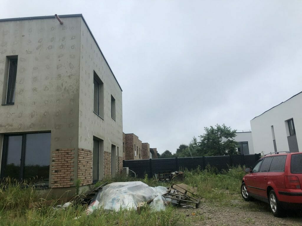 Naujasis Antakalnis Taurijos g. 57, 59, 61, 63, 65 (Taurijos g. 57, 59, 61, 63, 65) - Row housing - construction photos