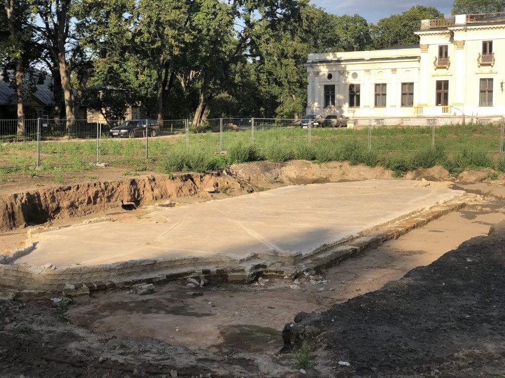 Trakų Vokės dvaro sodybos parkas (E. Andrė g.) - Park - construction photos