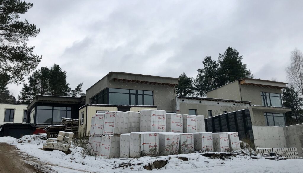 Terasų g. 19 (Terasų g. 19) - Rindu mājas - būvdarbu attēli