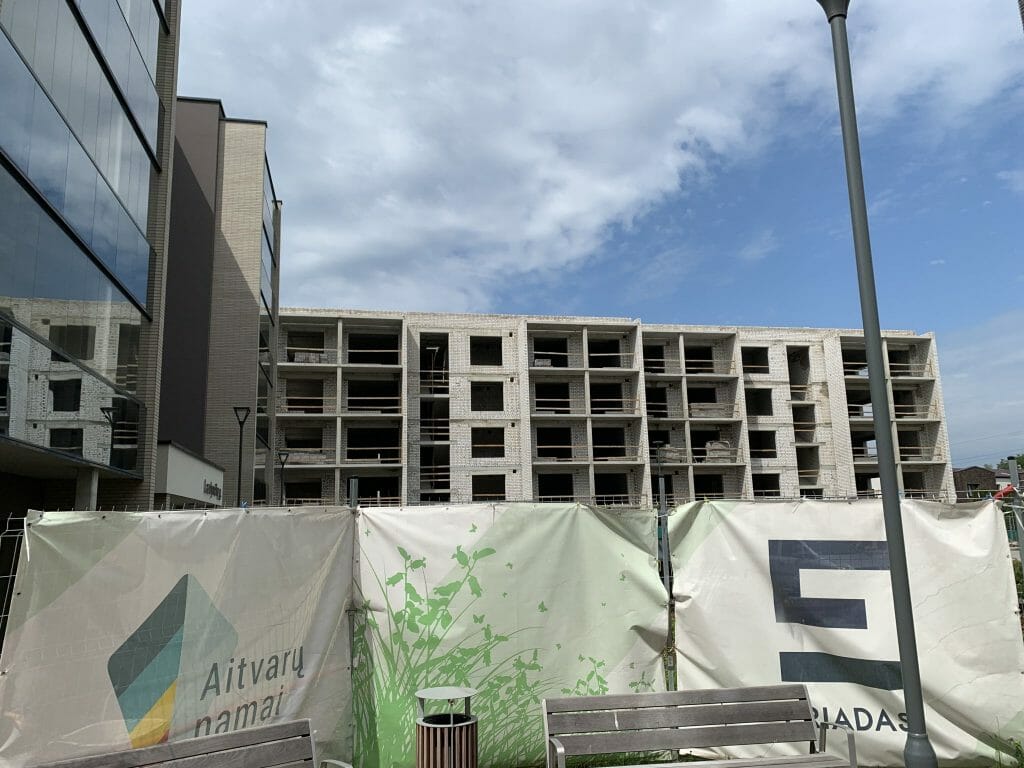 Aitvarų namai 2 etapas (Lazdynėlių g. 16A, 16B, 16C) - Multi apartment - construction photos