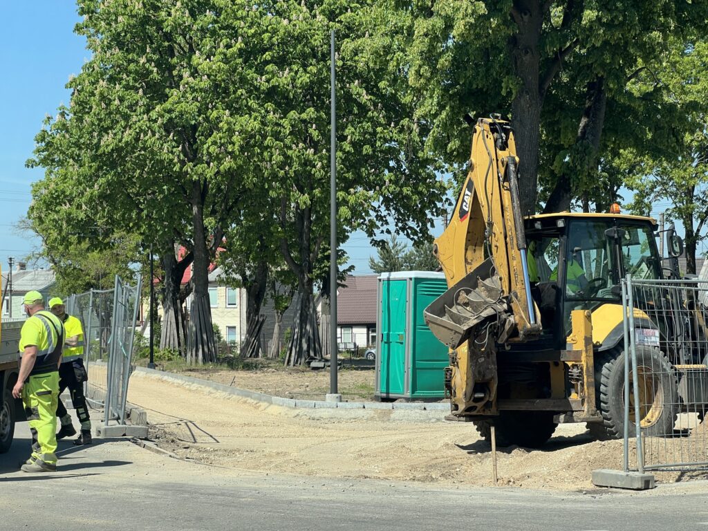 A. Samulevičiaus - Samuolio skveras (Antano Samulevičiaus-Samuolio skv.) - Square - construction photos