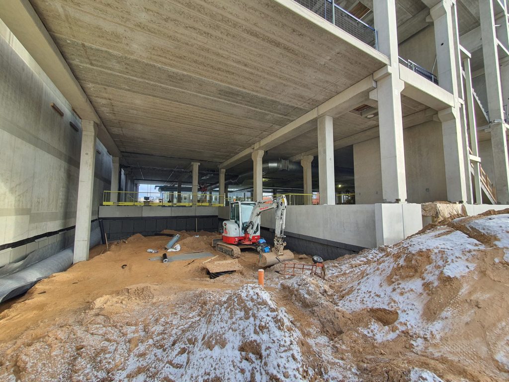 PC PIKAS (Ukmergės g. 221) - Shopping center - construction photos