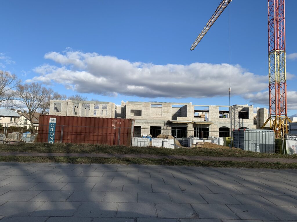 Klaipėdos Holivudas 1 etapas (M, L, K namai) (Kretingos g. 100) - Multi apartment - construction photos