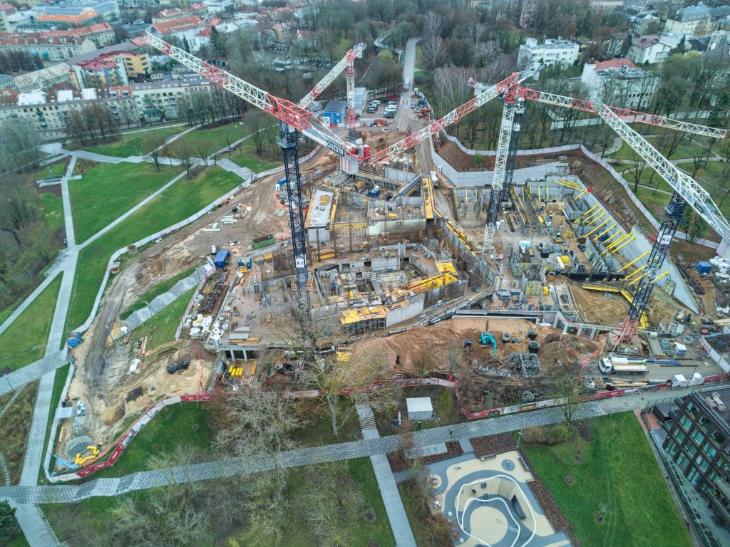Nacionalinė koncertų salė "Tautos namai" (V. Mykolaičio-Putino g. 5) - Concert hall - construction photos
