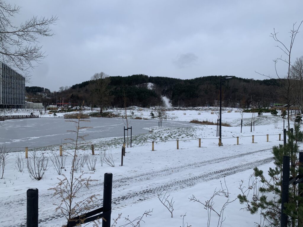 Japoniškas sodas "Taku-Soku-En" (Linkmenų g. 2A) - Park - construction photos
