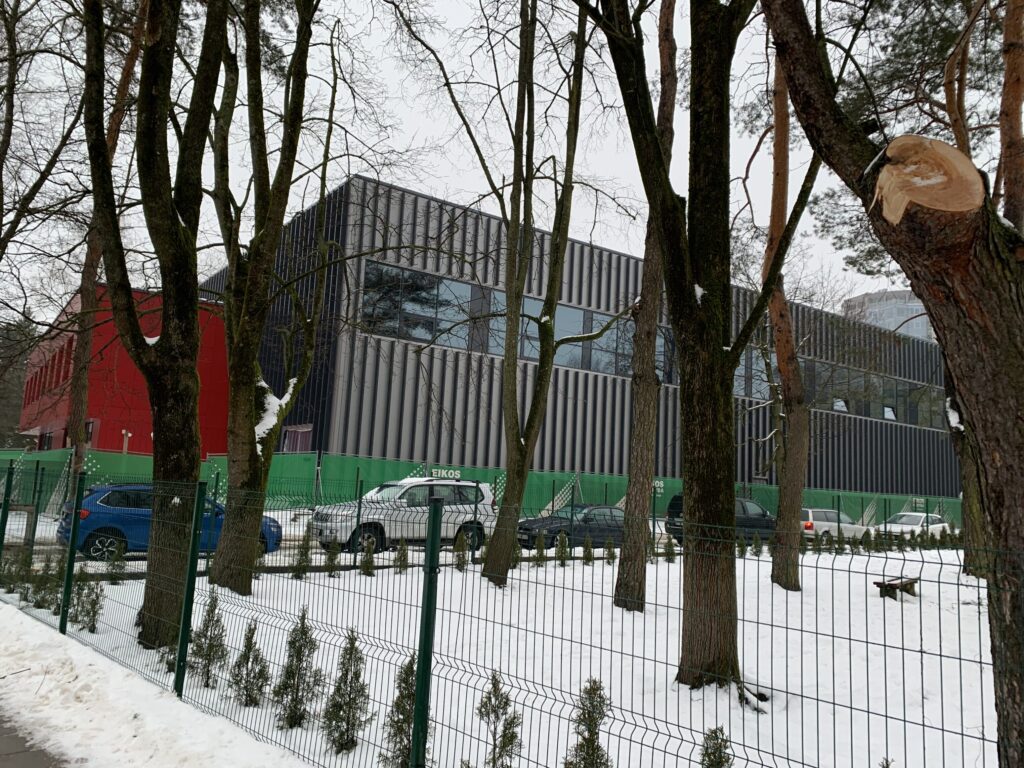 Vilniaus Joachimo Lelevelio inžinerijos gimnazijos rekonstrukcija ir priestatas (Minties g. 3) - Pamata vai vidējā izglītība - būvdarbu attēli