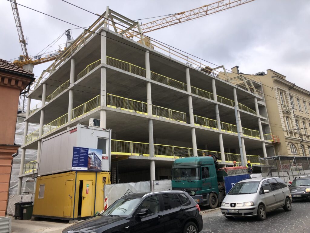 Lietuvos draudimo administracinis B10 (J. Basanavičiaus g. 10) - Multi apartment, Office center - construction photos