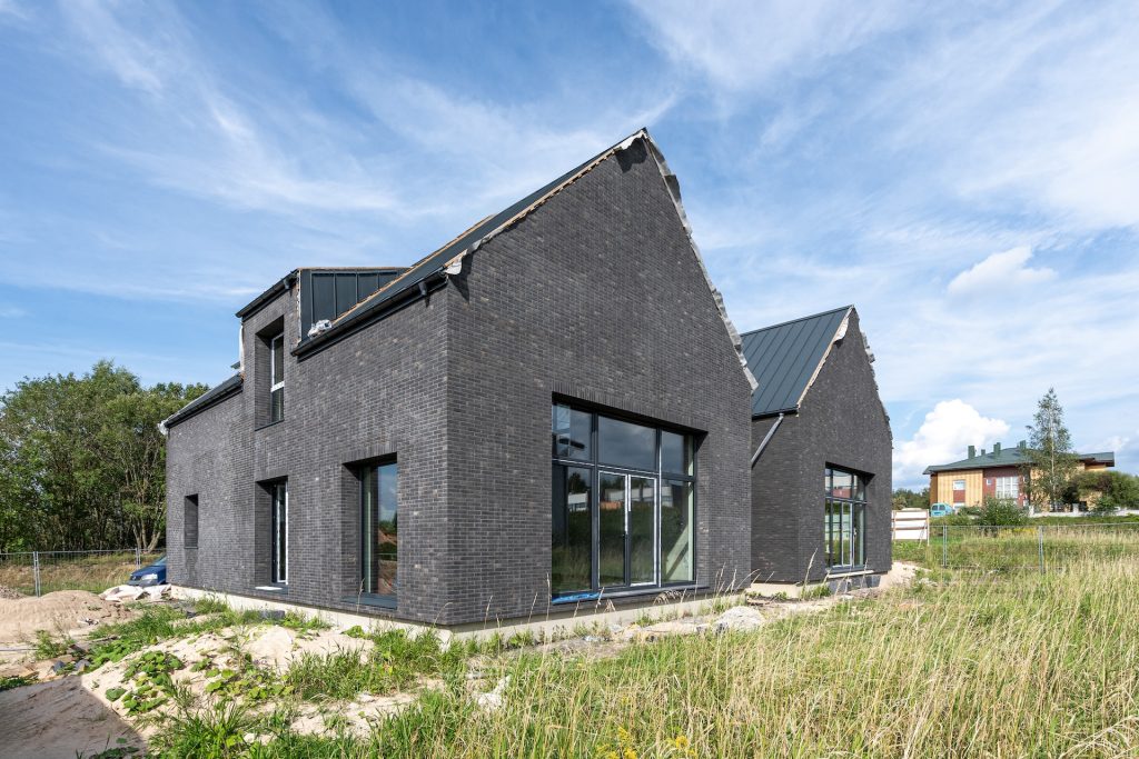 Žvaigždžių gatvės namai (Žvaigždžių g. 2, 4, 6, 8) - Private house community - construction photos