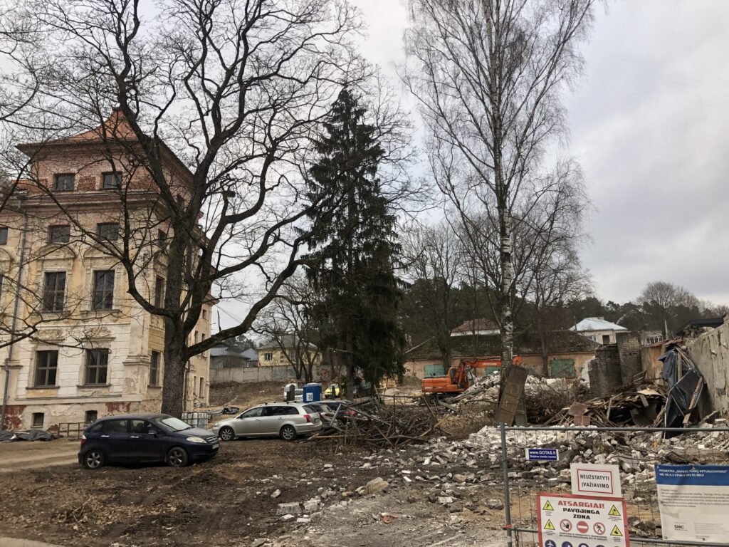 Sapiegų rūmai (L. Sapiegos g. 13) - Cultural center - construction photos