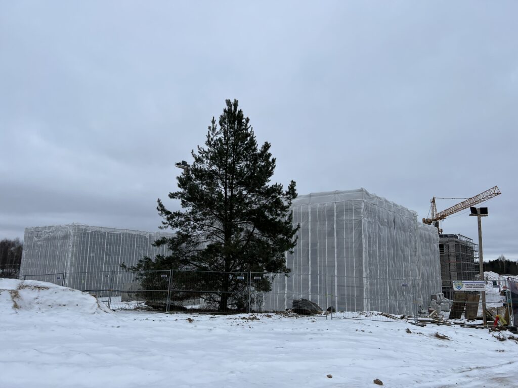 Vyšnios 1 etapas (Karaliaučiaus g. 25, 27) - Multi apartment - construction photos