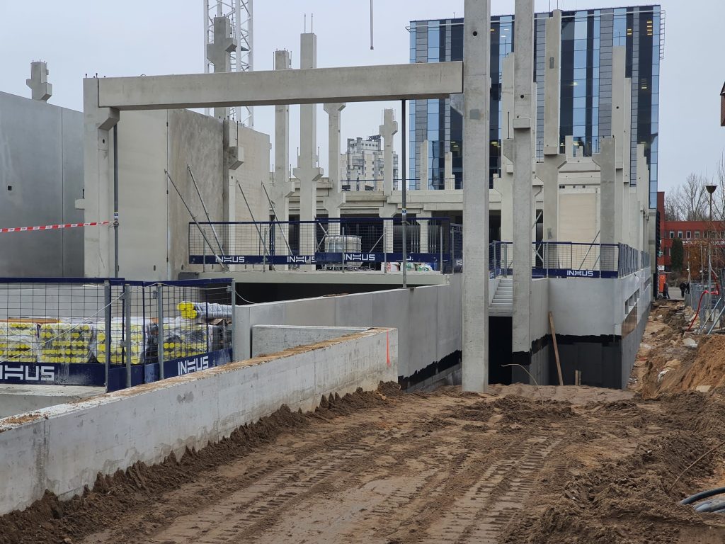 PC PIKAS (Ukmergės g. 221) - Shopping center - construction photos