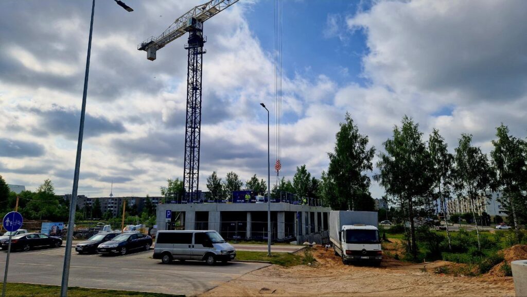 Martyno namai 3 etapas (A korpusas) (M. Mažvydo g. 30) - Multi apartment - construction photos