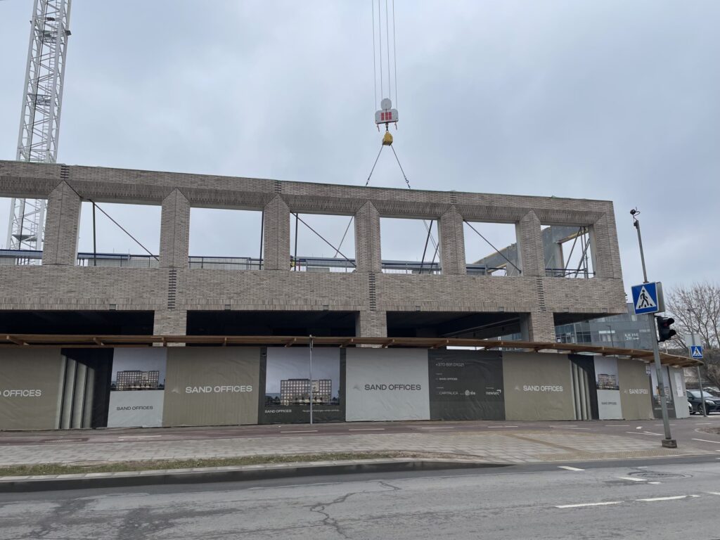 Sand Offices (Žalgirio g. 114) - Office center - construction photos