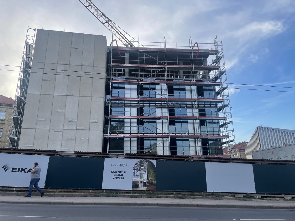 Jasinskio 2 (J. Jasinskio g. 2) - Office center - construction photos