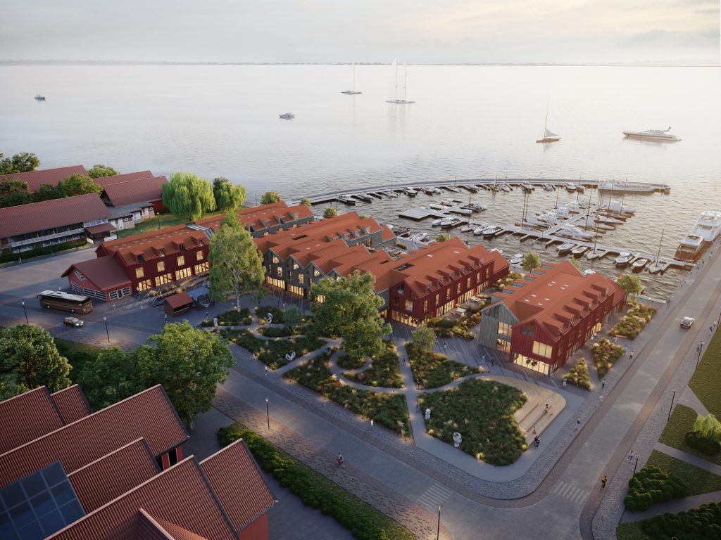 Marina Nida (Naglių g. 18) - Food services, Health center, Hotel, Shopping center - visualization