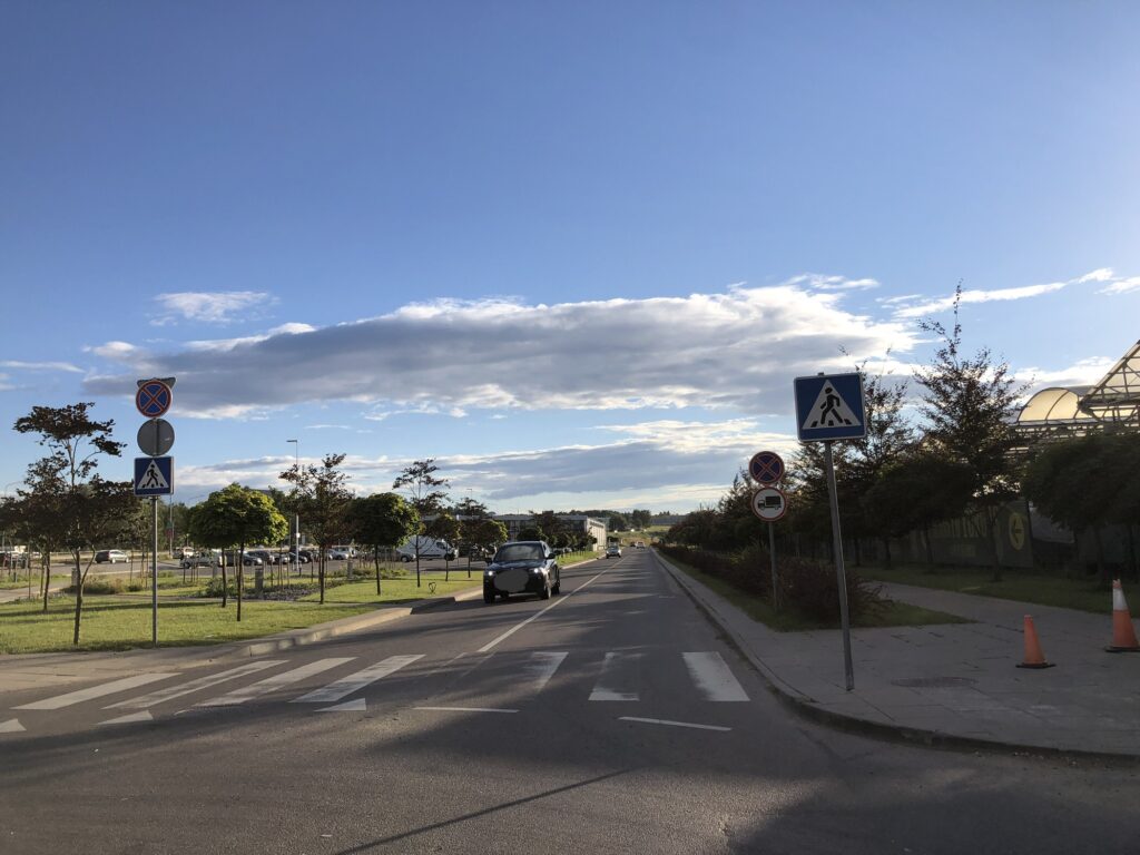 Paneriškių gatvės atkarpa iki Gariūnų g (Paneriškių g.) - Bike path, Street - construction photos
