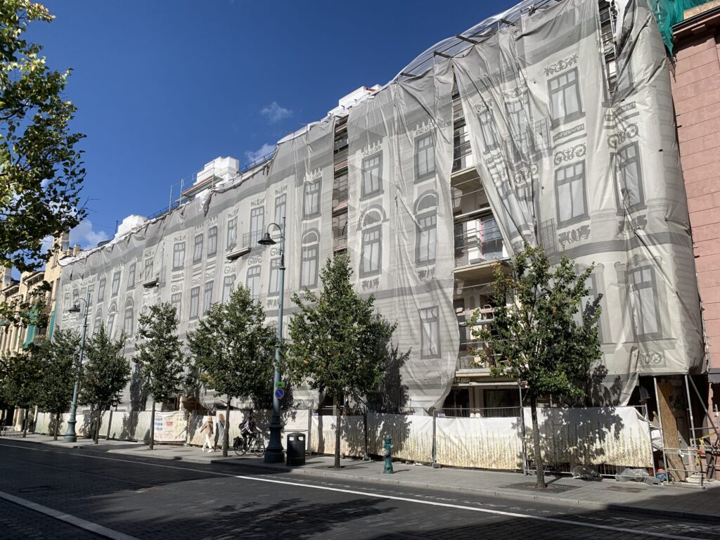 Gedimino 37 (Gedimino pr. 37) - Multi apartment - construction photos