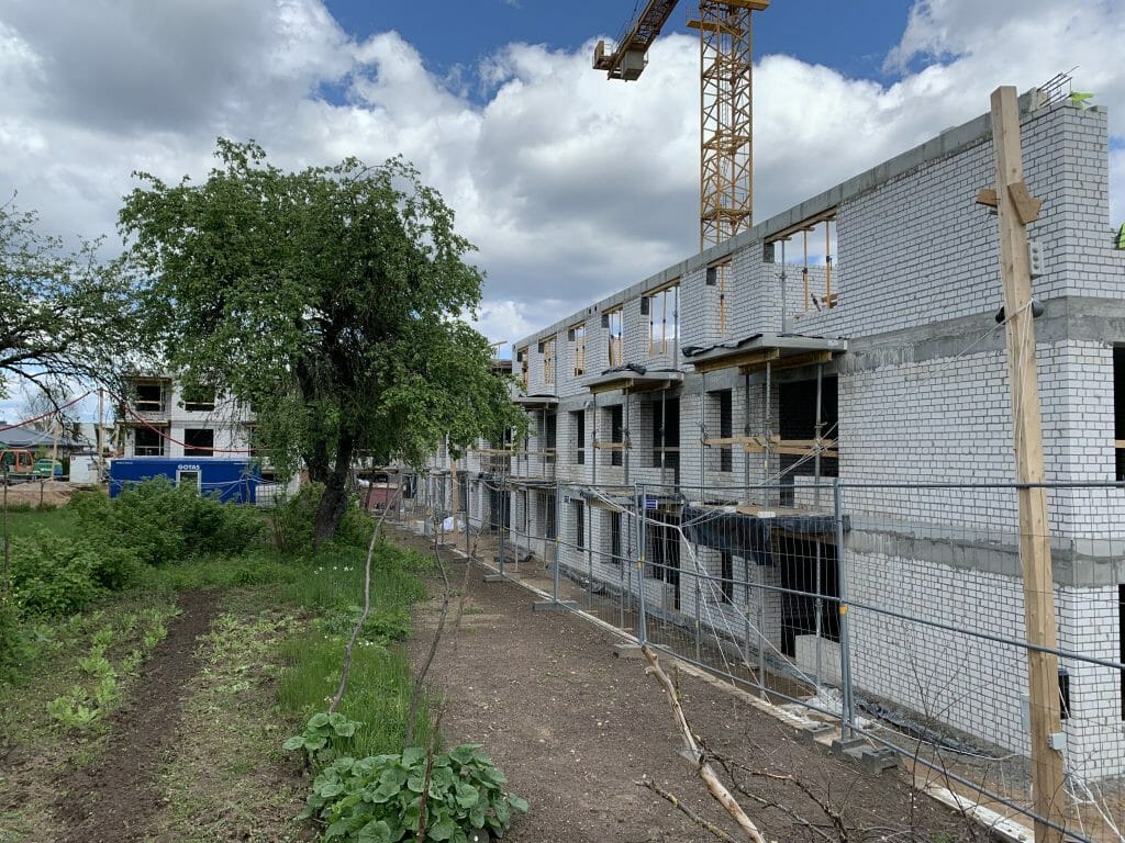 Ozo sodai (Šeškinės Sodų g. 12) - Daugiabutis - statybų nuotraukos