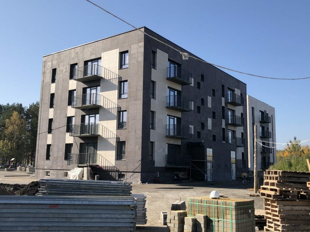 Lazdynėlių 30 (Lazdynėlių g. 30) - Daudzdzīvokļu nams - būvdarbu attēli