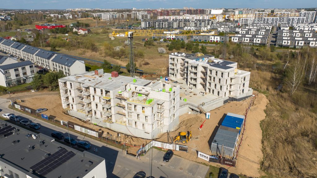 Nendrù (Pilkalnio g. 53) - Multi apartment - construction photos