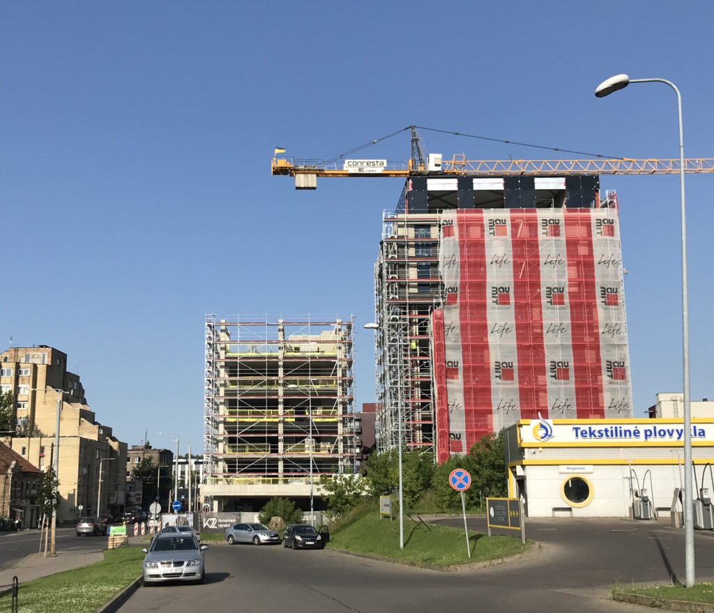 K22 (Kauno g. 22) - Office center - construction photos