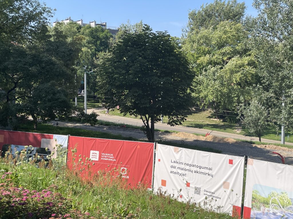 Tauro kalno parkas (V. Mykolaičio-Putino g.) - Park - construction photos