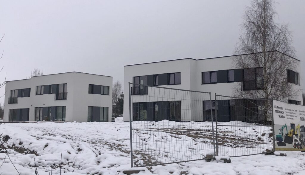 Degučių g. 15 (Degučių g. 15) - Row housing - construction photos