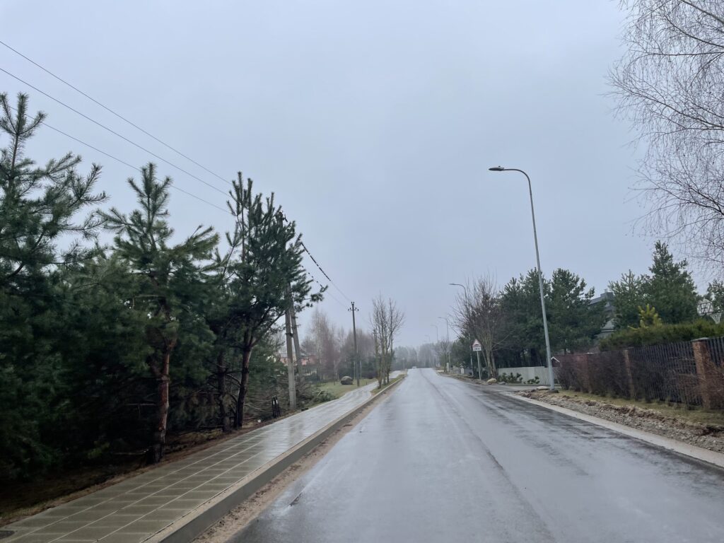 Vandenio g. šaligatvis (Vandenio g.) - Pėsčiųjų takas - statybų nuotraukos