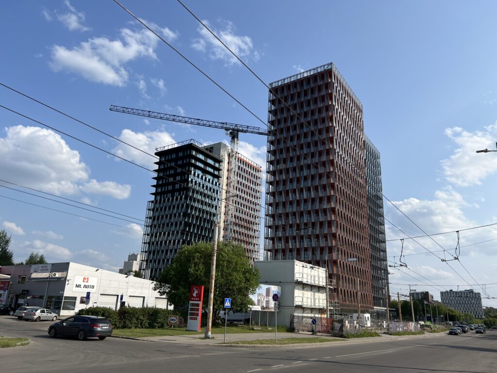 Skylum 2 etapas (Viršilų g. 6) - Multi apartment - construction photos