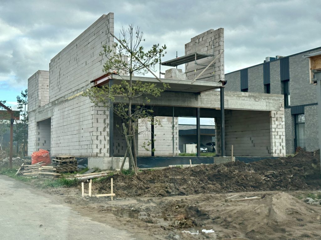 NOA namai (Perkūno al., Pūgos al., Kaitros al., Vandenio al.) - Private house community - construction photos