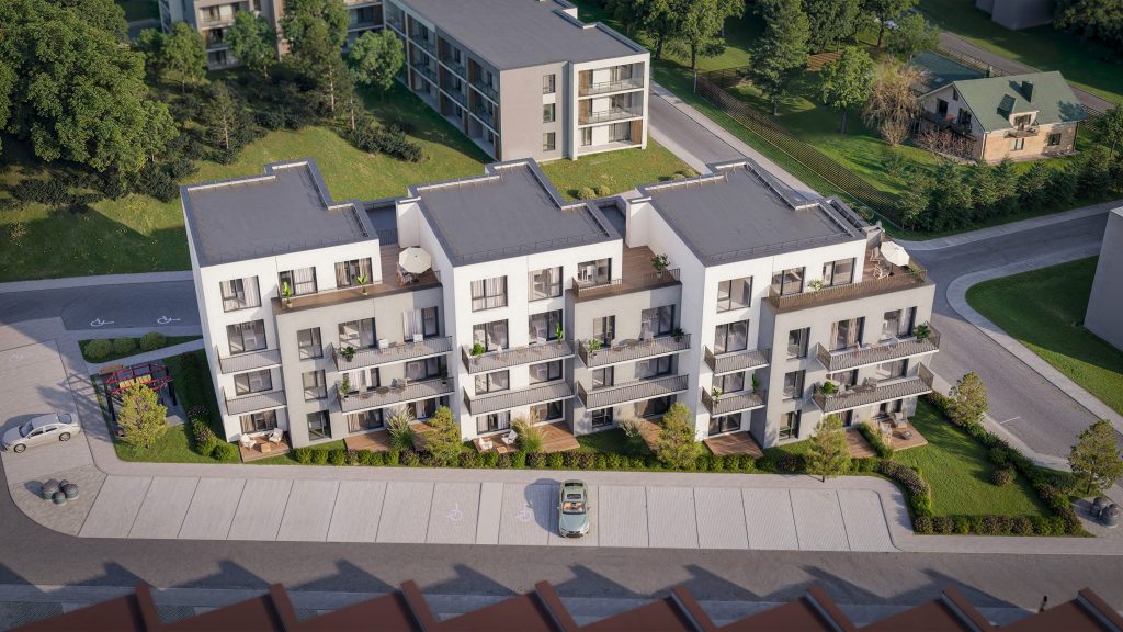 Grunau 121 (Simono Grunau g. 121) - Daugiabutis - vizualizacija